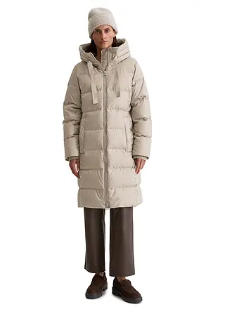 MARC O'POLO | Daunensteppmantel | beige